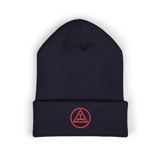 Royal Arch Triple Tau Embroidered Classic Cuffed Beanie