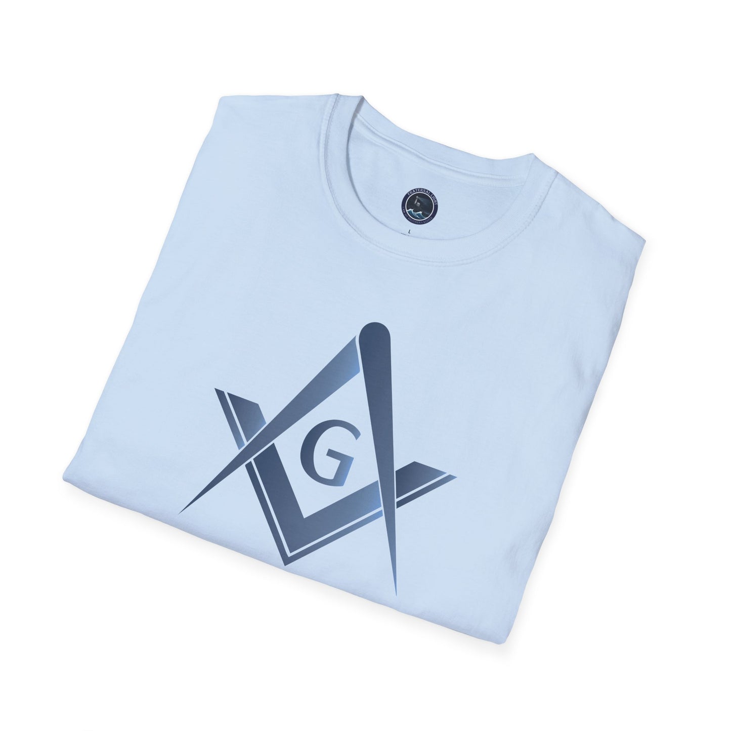 Bluestone Square and Compass Softstyle T-Shirt  - Classic (Front Print)