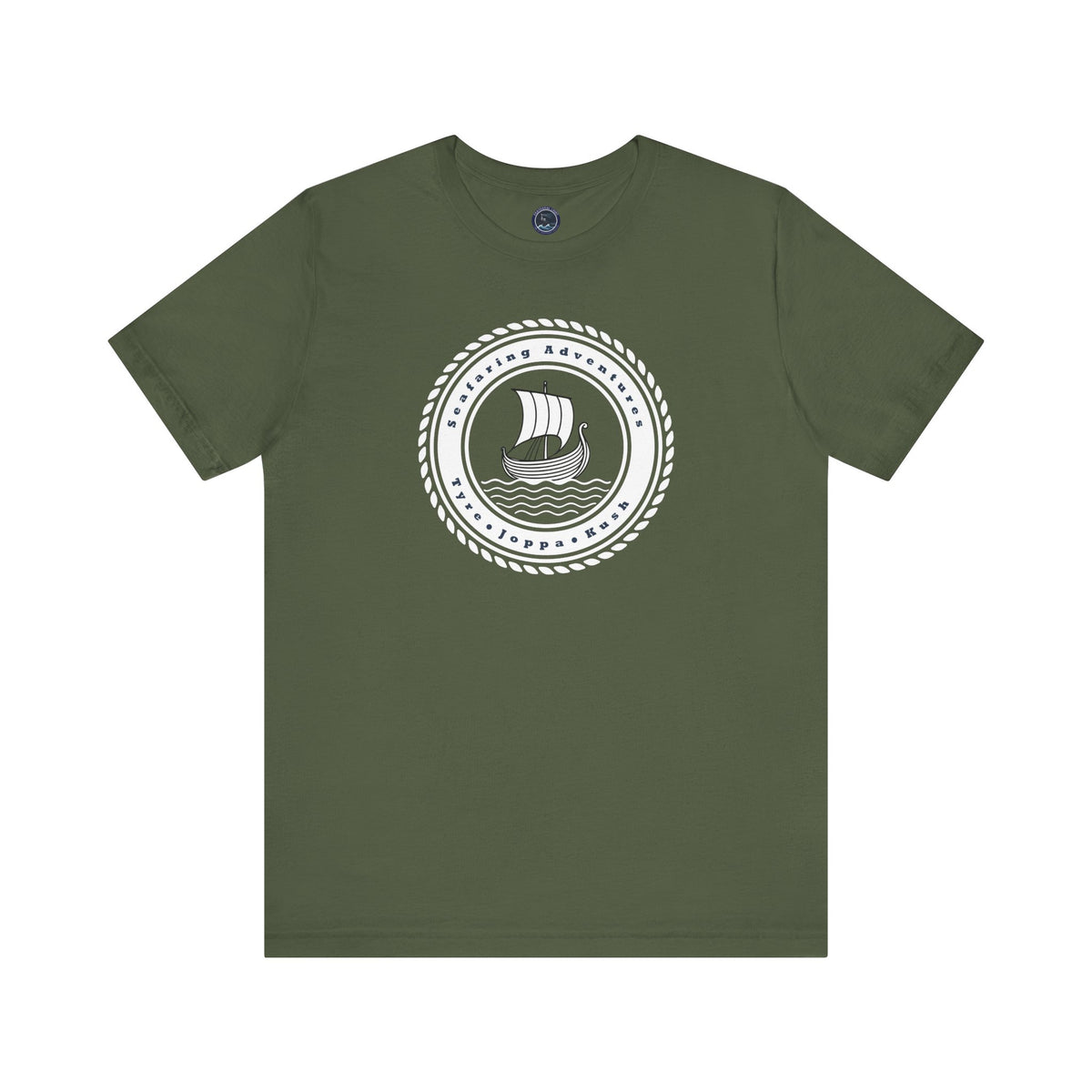 "Seafaring Adventures" Short Sleeve T-Shirt - From Tyre to Kush (Front Print)