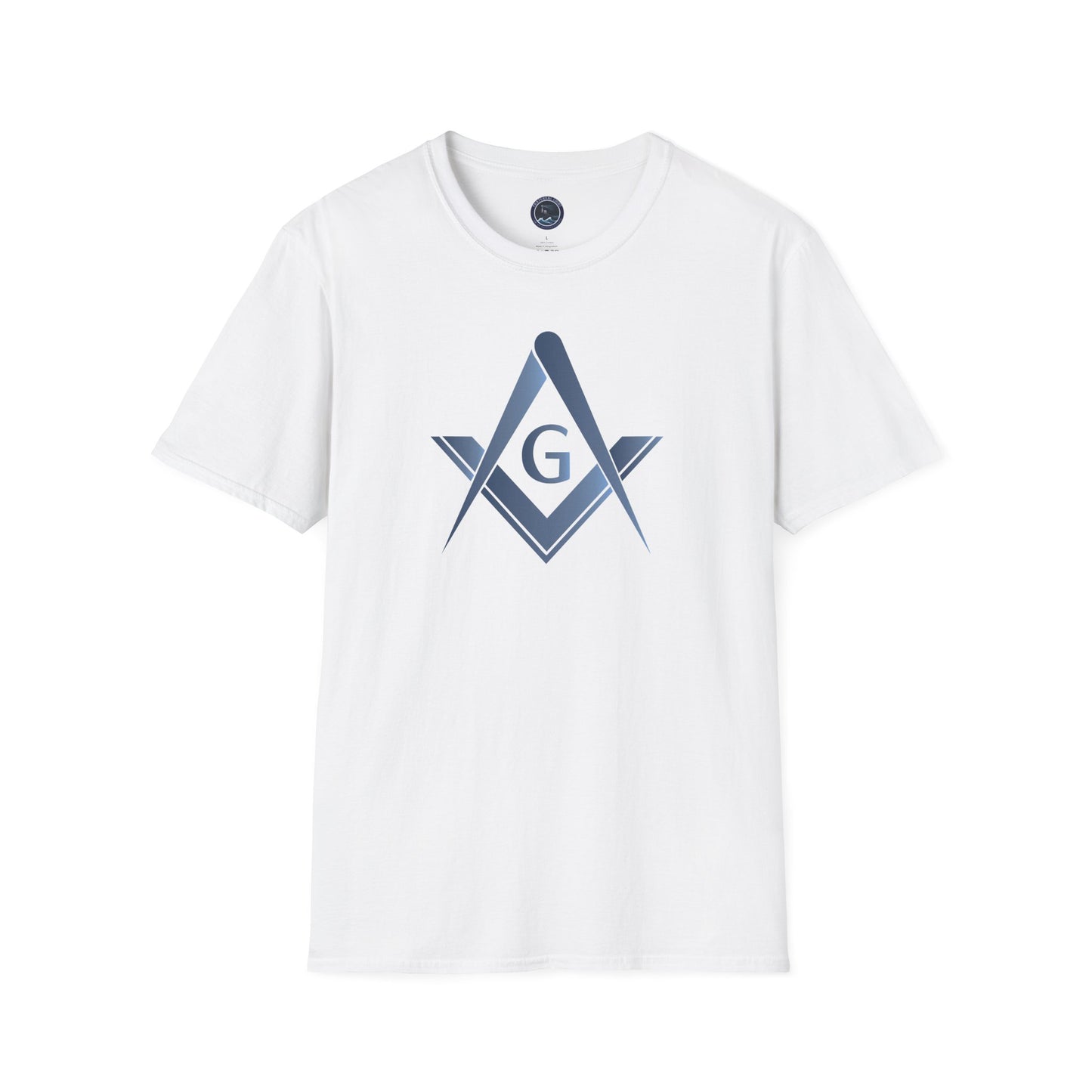 Bluestone Square and Compass Softstyle T-Shirt  - Classic (Front Print)