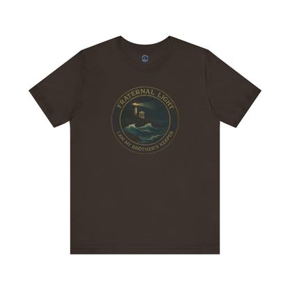 Fraternal Light Vintage Art Short Sleeve T-Shirt