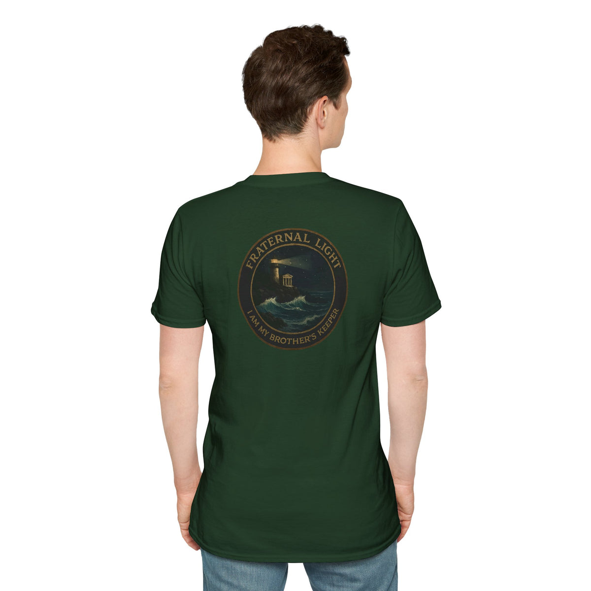 Fraternal Light Softstyle T-Shirt - Vintage Art