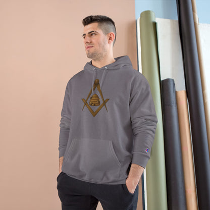 Beehive Square and Compass Champion Hoodie
