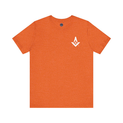 Brightly colored Channel Islands Lodge 214 Short Sleeve T-Shirt by Printify, featuring a vibrant, casual design on soft fabric.