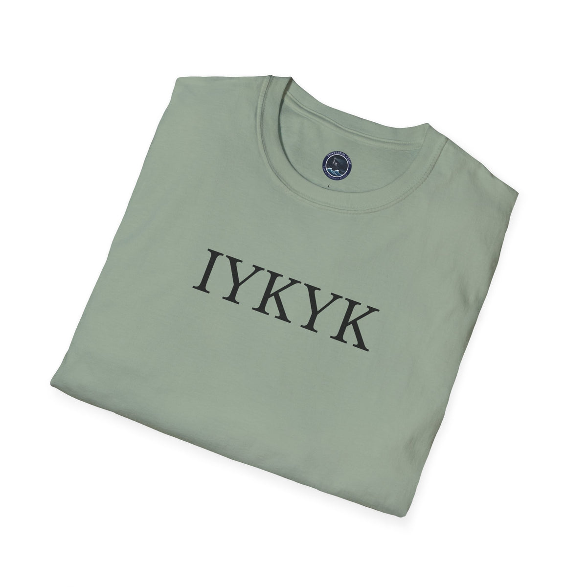 "IYKYK" Softstyle T-Shirt -  Black Letters