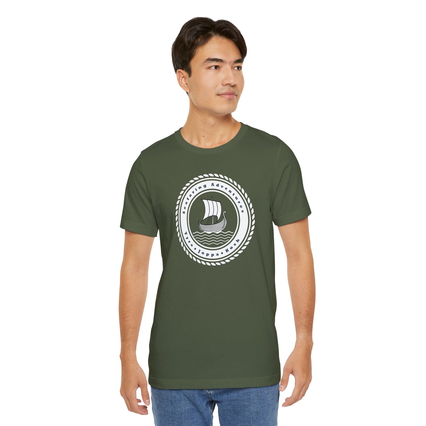 "Seafaring Adventures" From Tyre to Kush Short Sleeve T-Shirt - Front Print