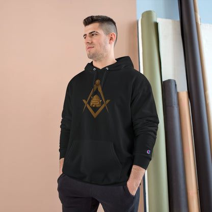 Beehive Square and Compass Champion Hoodie