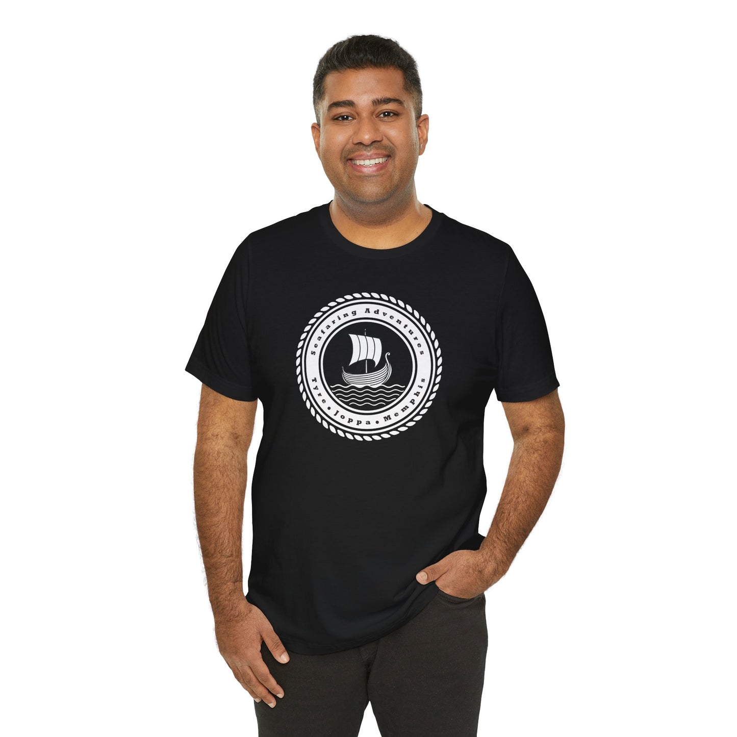 "Seafaring Adventures" Short Sleeve T-Shirt - Front Print