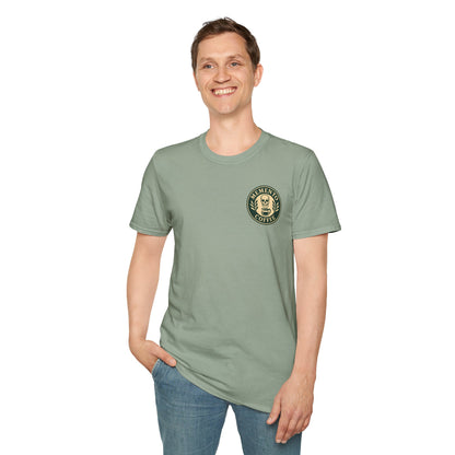 Memento Coffee Softstyle T-Shirt - Acacia (Green/Tan)