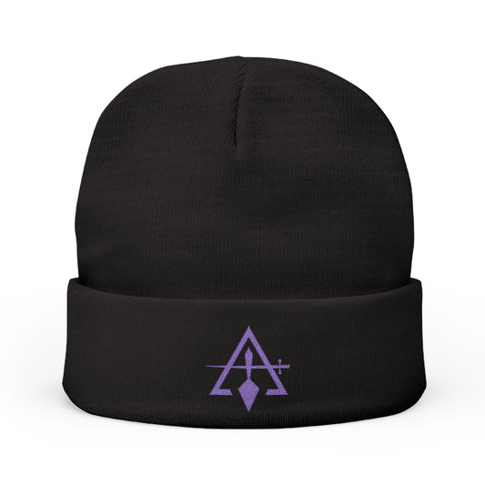 Cryptic Council Embroidered Knit Beanie