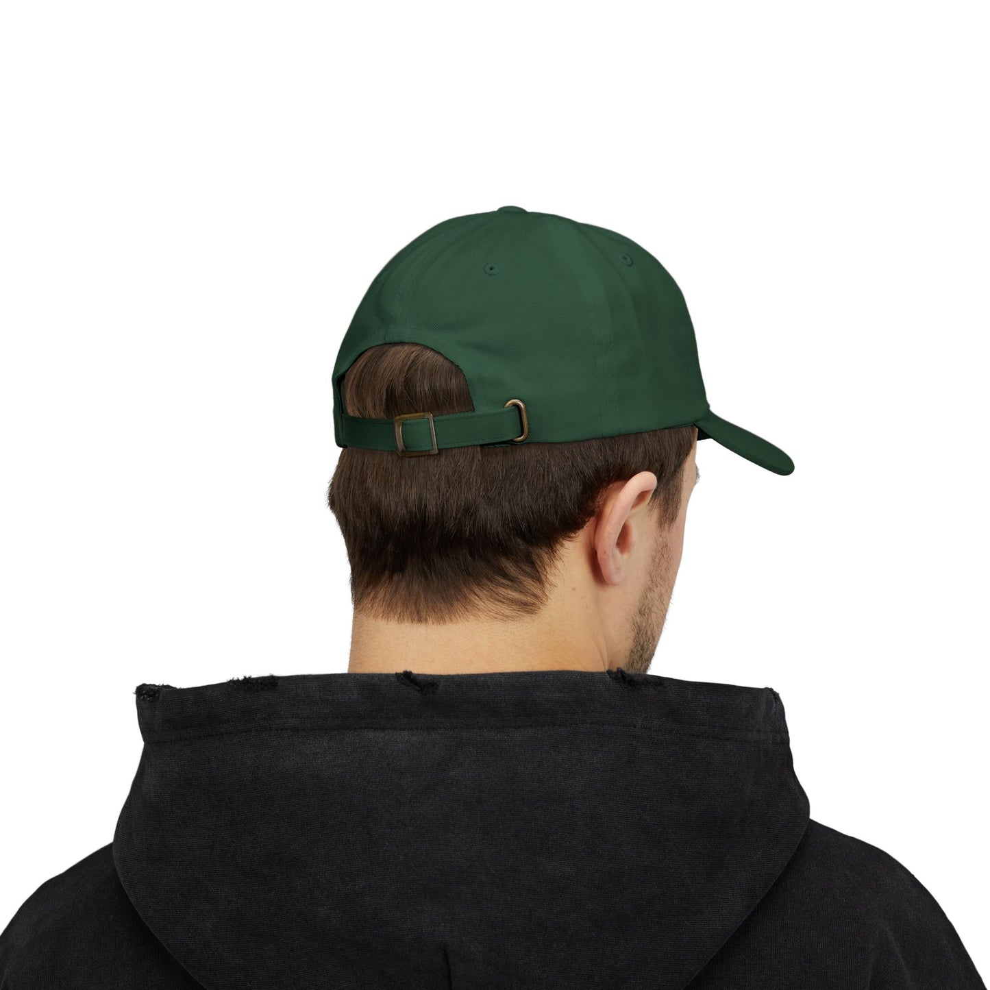Past Master Embroidered Dad Cap – Compass & Quadrant (Red)