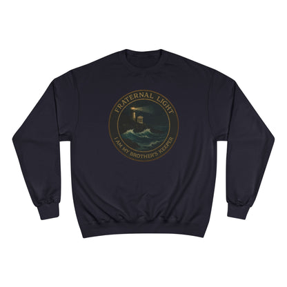 Fraternal Light Vintage Art Champion Sweatshirt