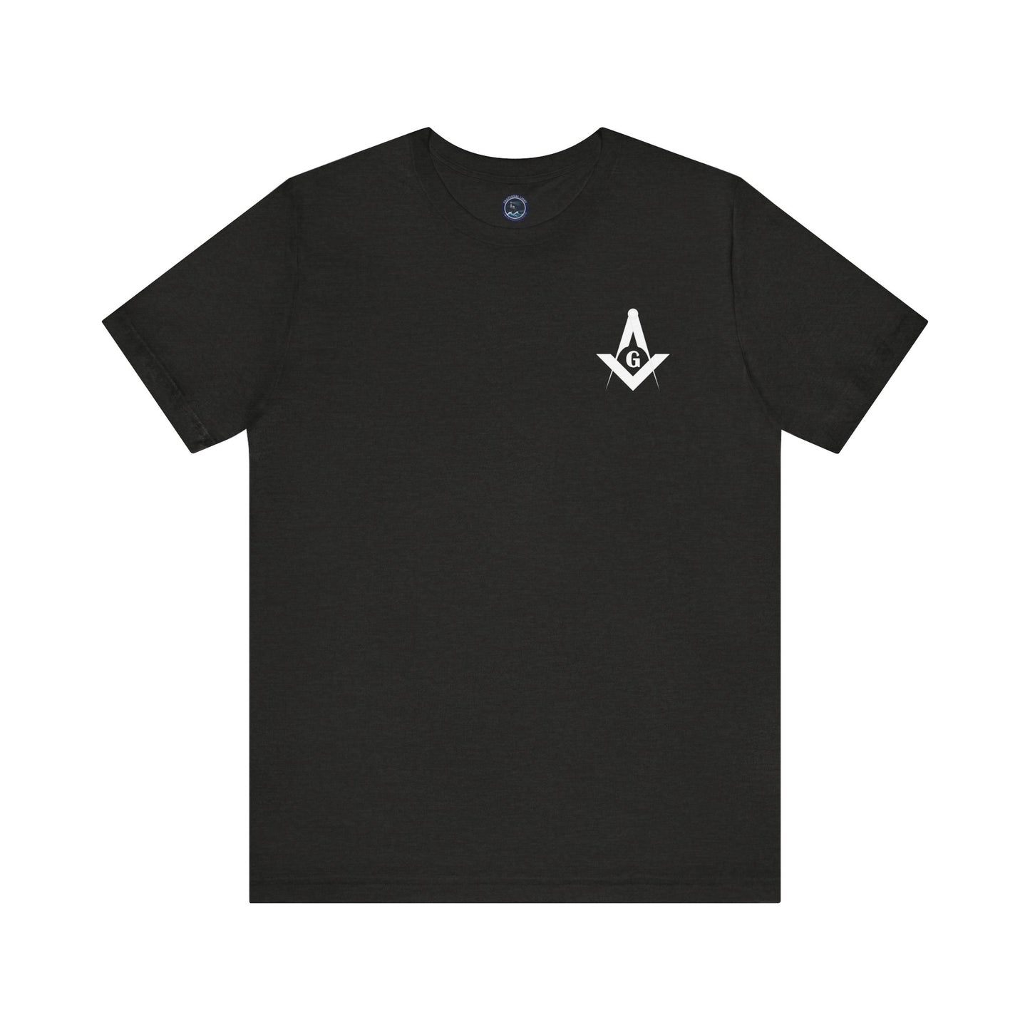 Fellowcraft T-Shirt with Channel Islands Lodge 214 logo in dark colors, featuring a comfortable fit and detailed lodge design.