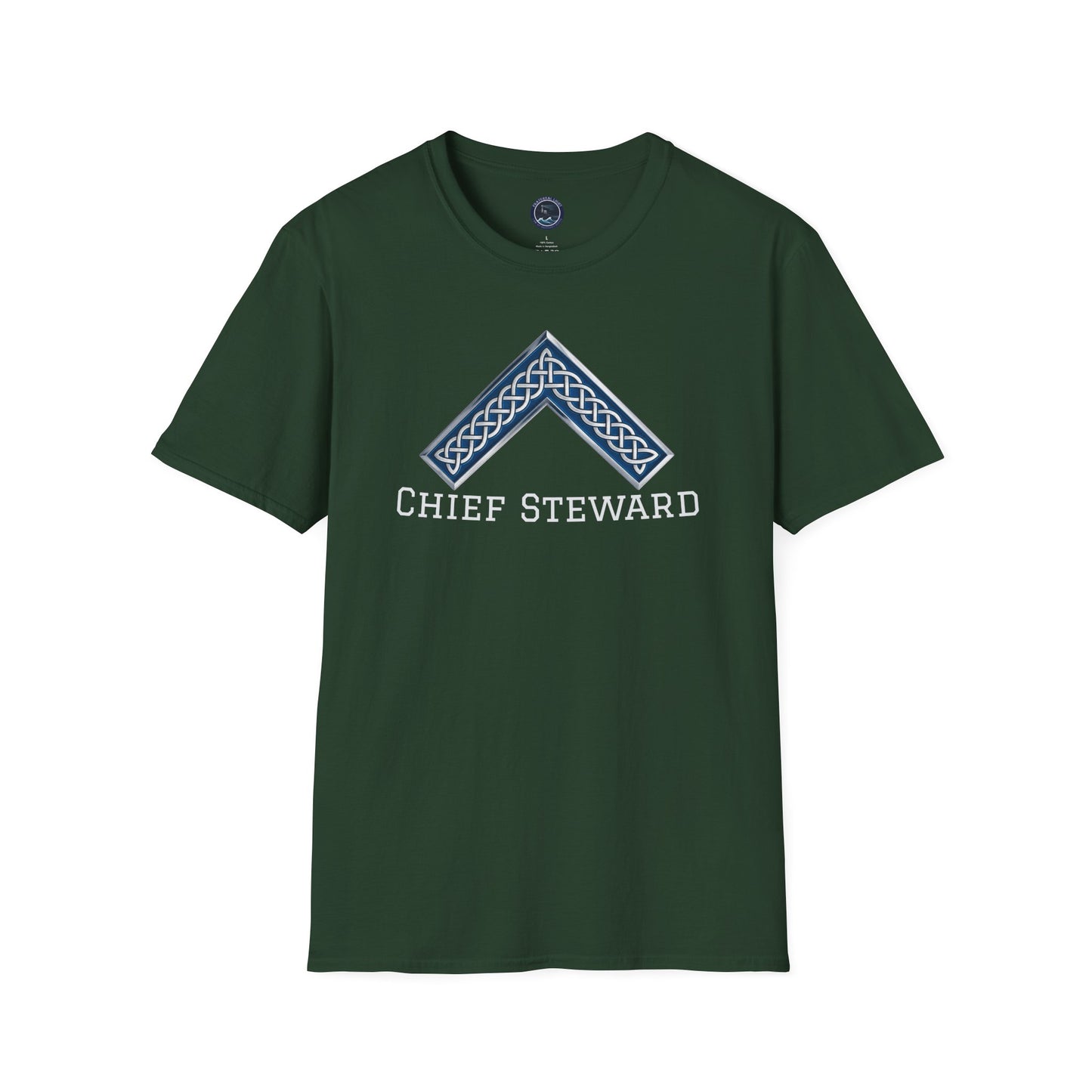 Worshipful Master "Chief Steward" Softstyle T-Shirt - Celtic Square