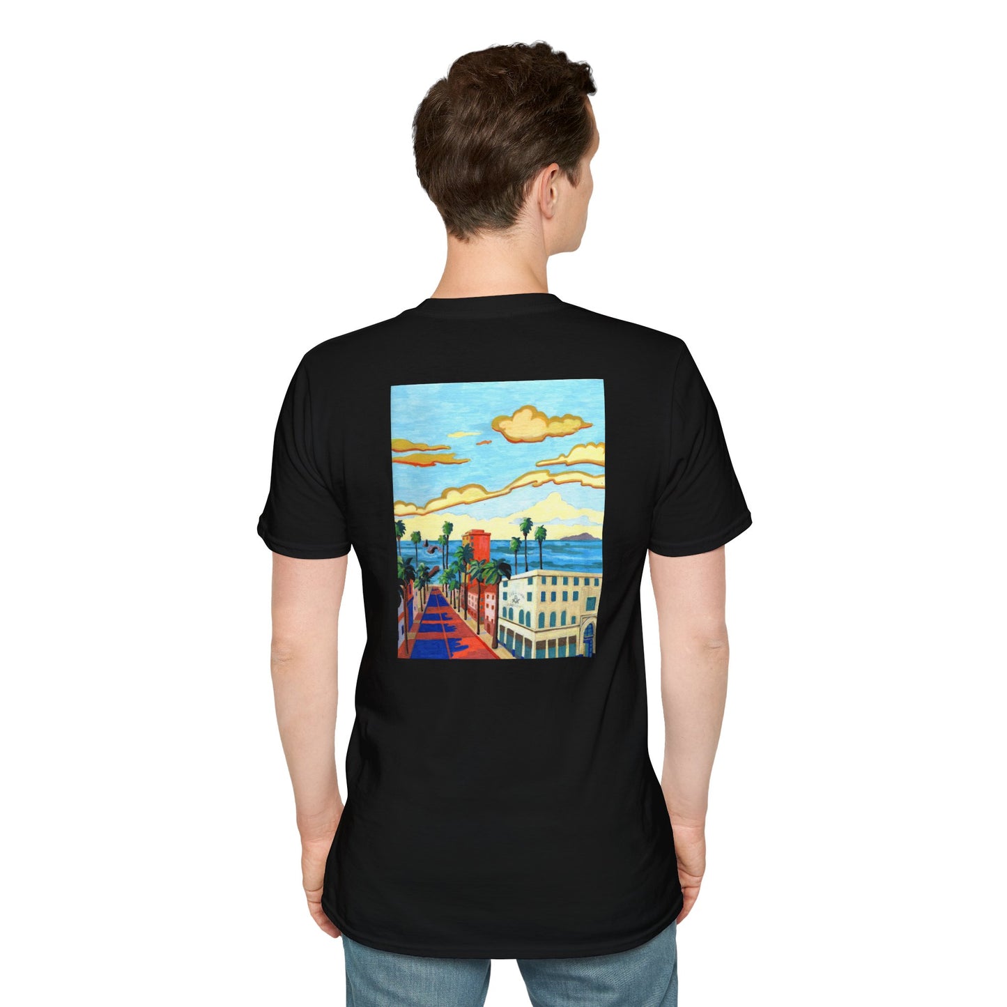 Channel Islands Lodge Softstyle T-Shirt - Custom Art