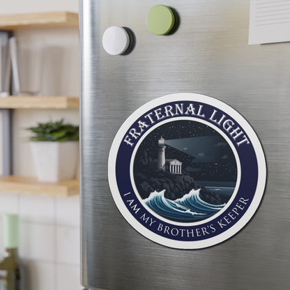 Fraternal Light Die-Cut Magnet