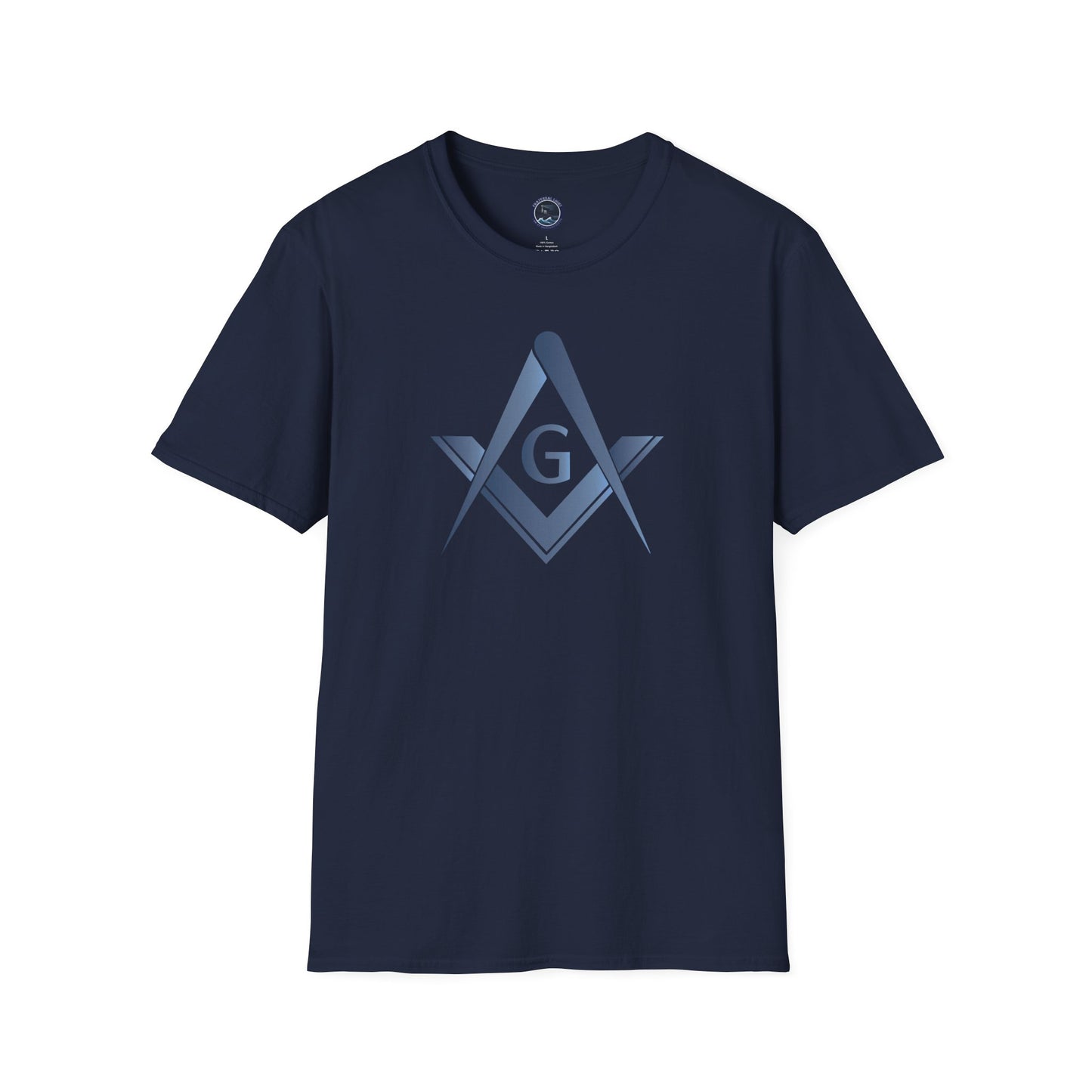 Bluestone Square and Compass Softstyle T-Shirt  - Classic (Front Print)