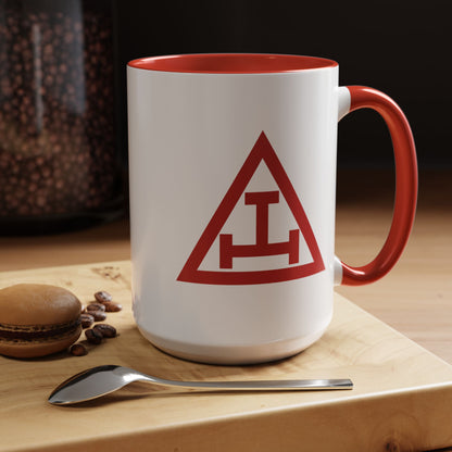 Two-Sided Royal Arch Accented Coffee Mug - Triple Tau