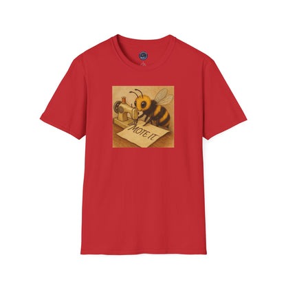 "Sew Mote It Bee" Softstyle T-Shirt - Vintage Illustration