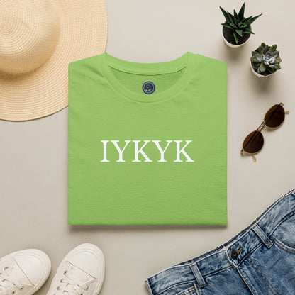 "IYKYK" Softstyle T-Shirt - White Letters