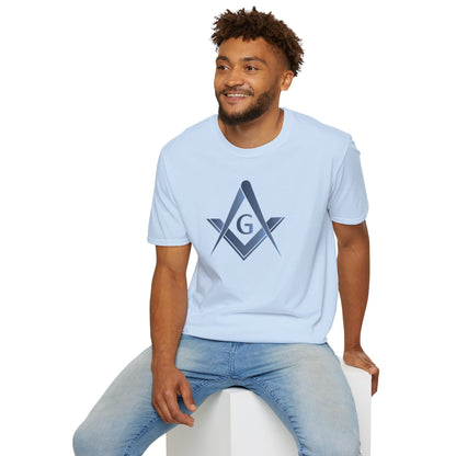 Bluestone Square and Compass Softstyle T-Shirt  - Classic (Front Print)