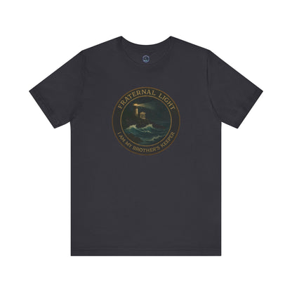 Fraternal Light Vintage Art Short Sleeve T-Shirt