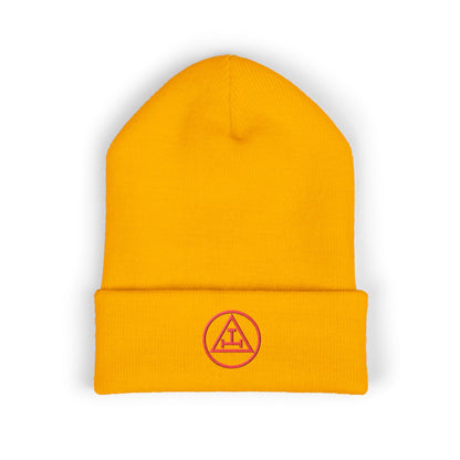 Royal Arch Triple Tau Embroidered Classic Cuffed Beanie