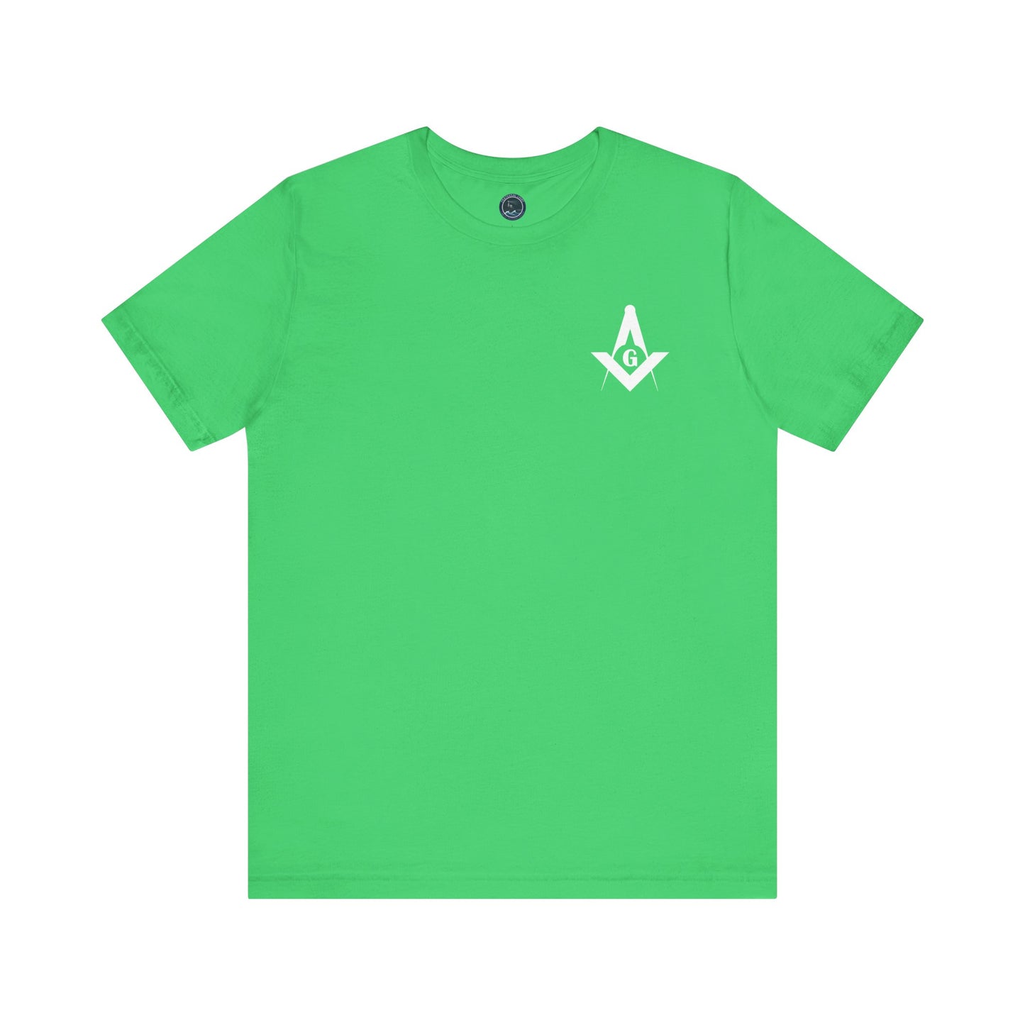 Colorful Entered Apprentice T-Shirt from Channel Islands Lodge 214, featuring vibrant lodge logo design on a comfortable Printify T-shirt.