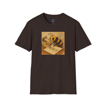 "Sew Mote It Bee" Softstyle T-Shirt - Vintage Illustration