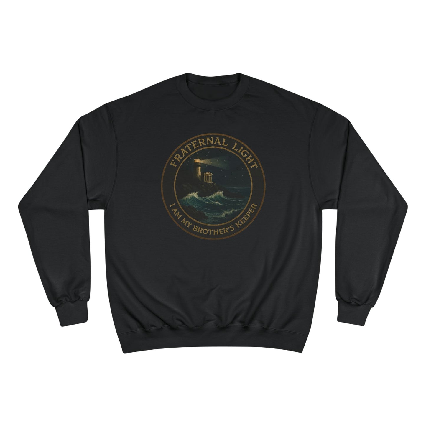 Fraternal Light Vintage Art Champion Sweatshirt