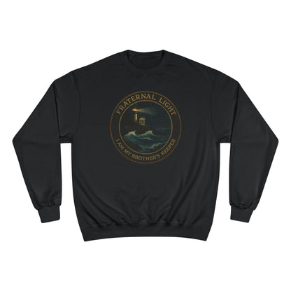 Fraternal Light Vintage Art Champion Sweatshirt