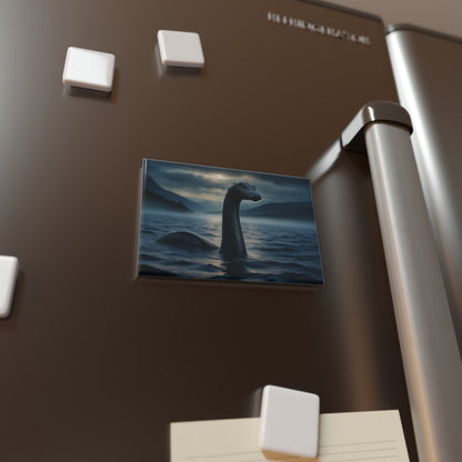Nessie Metal Button Magnet - Breaking Light  (Rectangle, 1 or 10 Pack)
