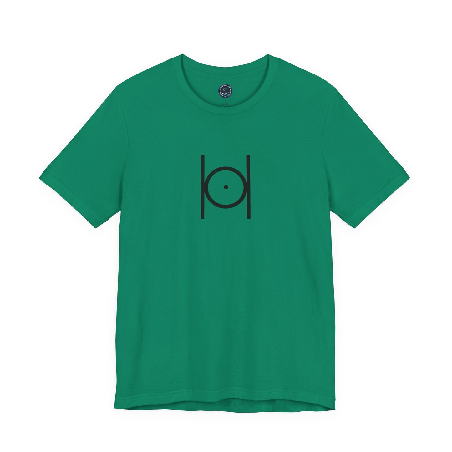 Point within a Circle T-Shirt - Classic (Green, Front Facing)