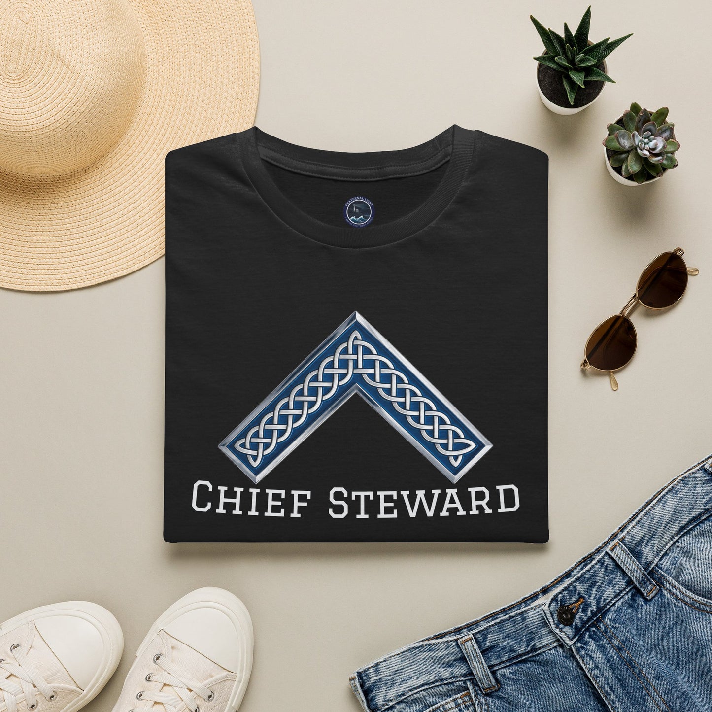 Worshipful Master "Chief Steward" Softstyle T-Shirt - Celtic Square