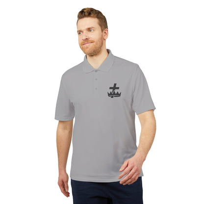 Knights Templar adidas Performance Polo - Black Logo