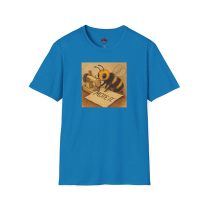"Sew Mote It Bee" Softstyle T-Shirt - Vintage Illustration