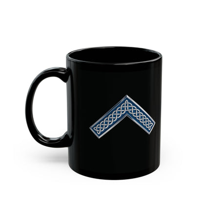 Worshipful Master Jewel Celtic Knot Black Coffee Mug (11oz, 15oz)