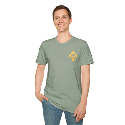 Past Master Jewel Softstyle T-Shirt - Gold (Channel Islands Lodge)