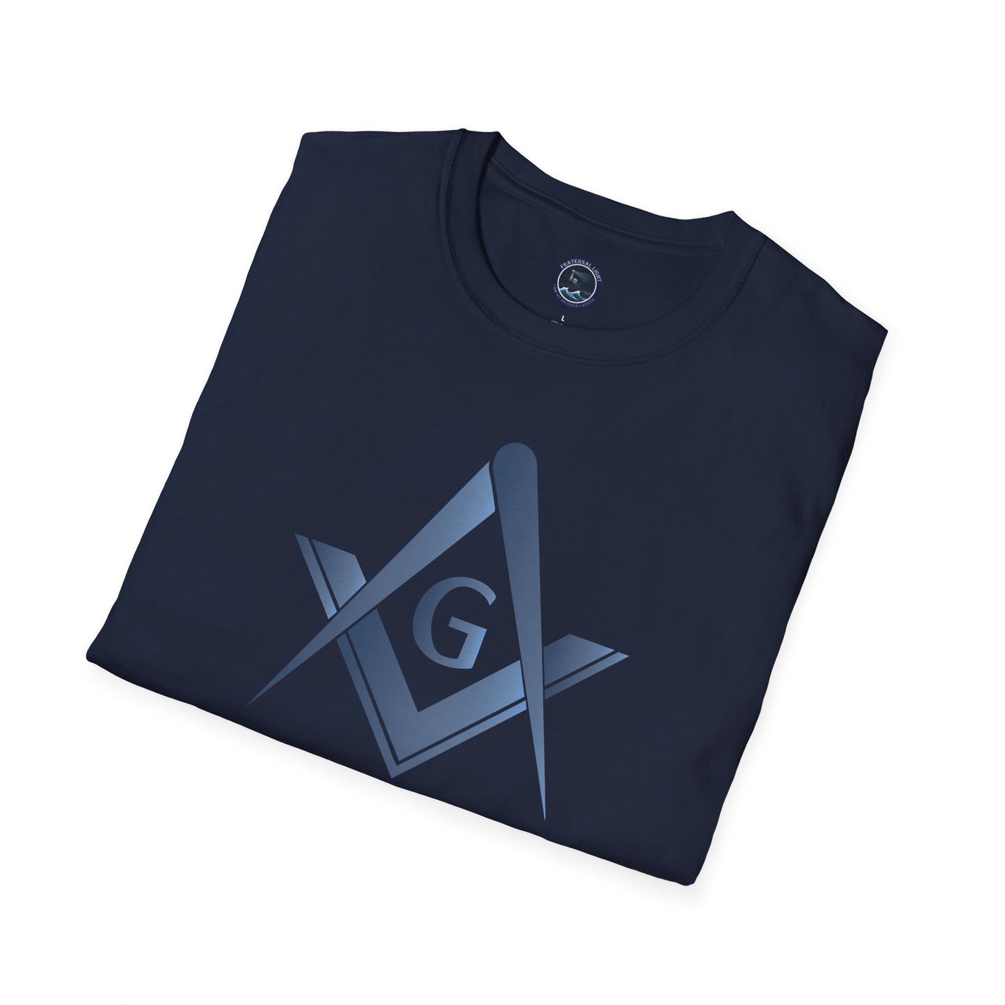 Bluestone Square and Compass Softstyle T-Shirt  - Classic (Front Print)
