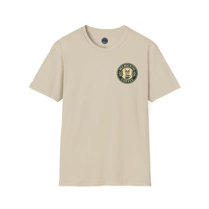 Memento Coffee Softstyle T-Shirt - Acacia (Green/Tan)