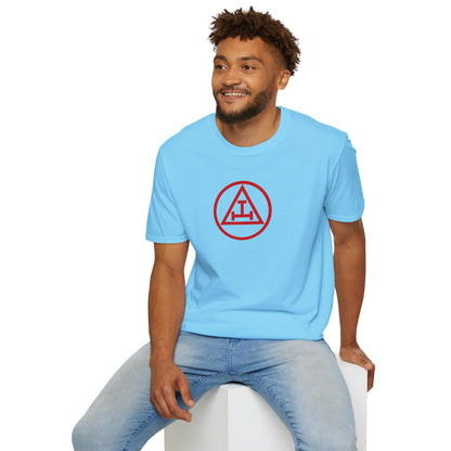 Royal Arch - Red Triple Tau in Circle Short Sleeve T-shirt
