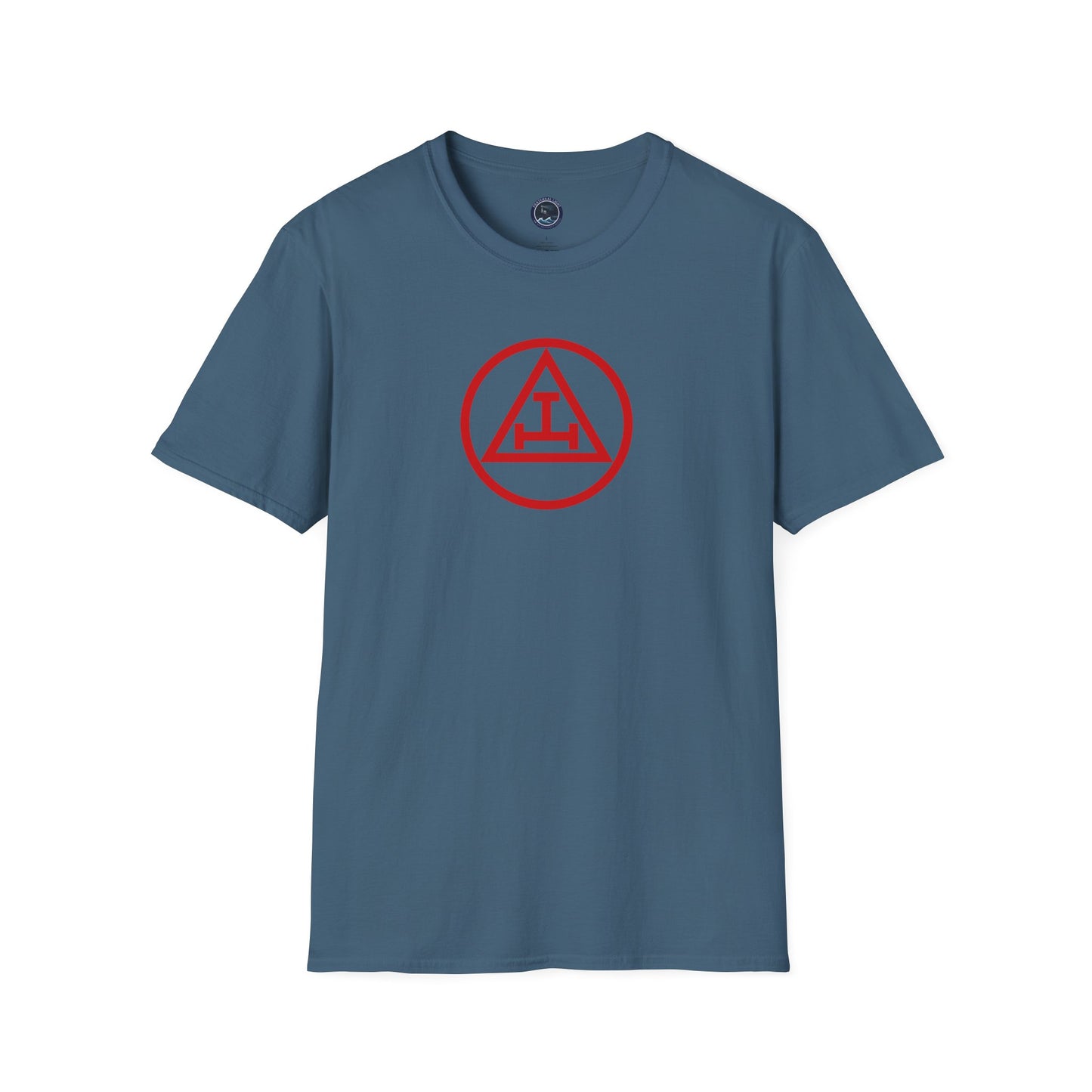 Royal Arch - Red Triple Tau in Circle Short Sleeve T-shirt