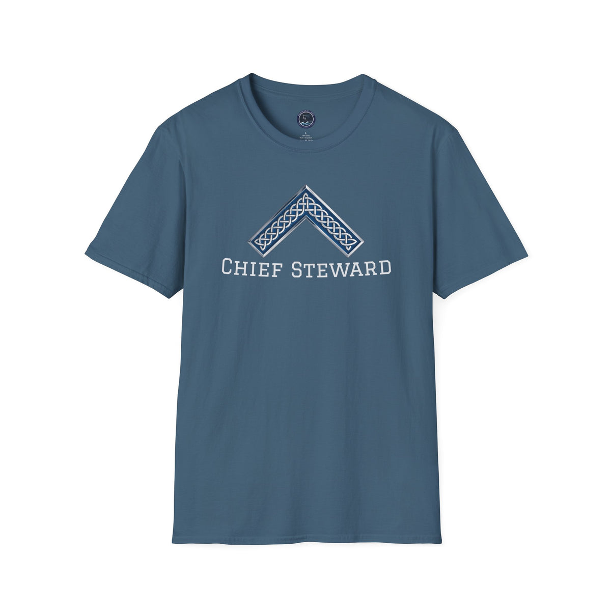 Worshipful Master "Chief Steward" Softstyle T-Shirt - Celtic Square (Front Print)