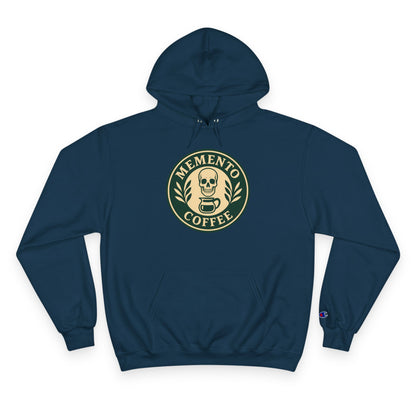 "Memento Coffee" Champion Hoodie - Acacia (Green/Tan)