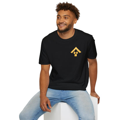 Past Master Jewel Softstyle T-Shirt - Gold (Channel Islands Lodge)