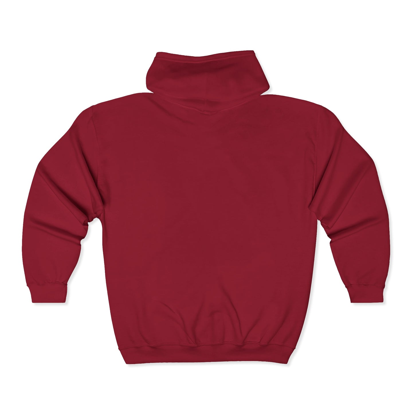 Past Master Embroidered Heavy Blend Full Zip Hooded Sweatshirt - Compass & Quadrant (Greek Key Pattern)