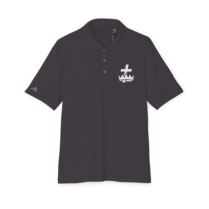 Knights Templar adidas Performance Polo - White Logo