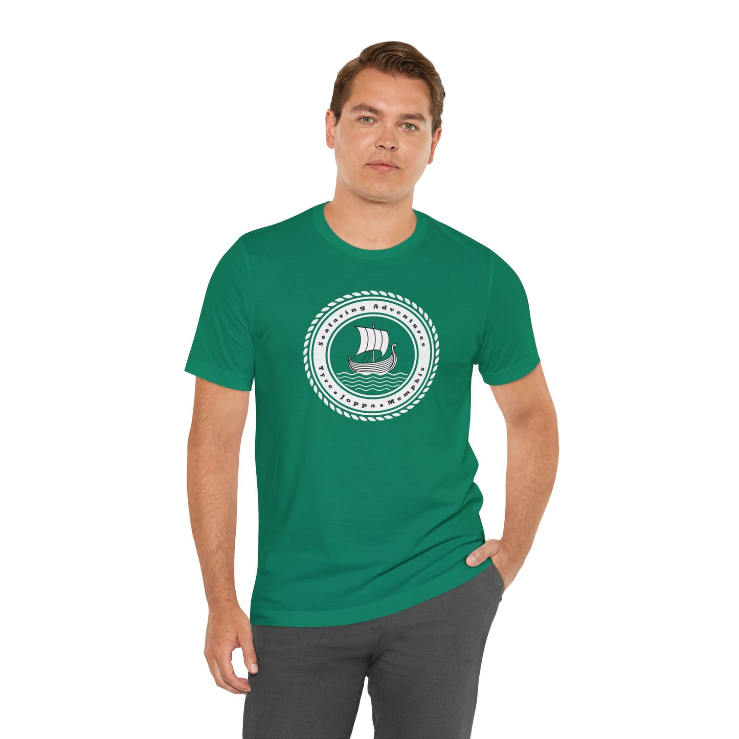 "Seafaring Adventures" Short Sleeve T-Shirt - Front Print