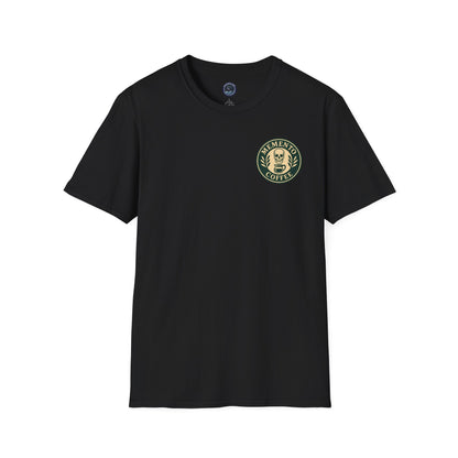 Memento Coffee Softstyle T-Shirt - Acacia (Green/Tan)