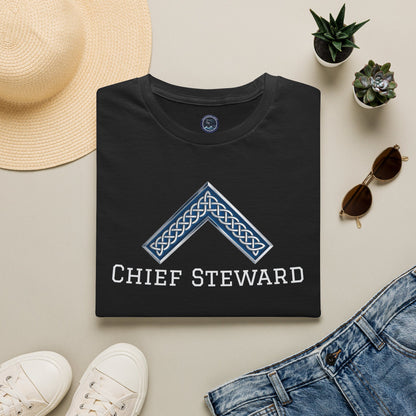 Worshipful Master "Chief Steward" Softstyle T-Shirt - Celtic Square (Front Print)